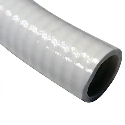 Flexible Spa Hose, White PVC , 1 ID x 1.31-In. OD x 50-Ft.