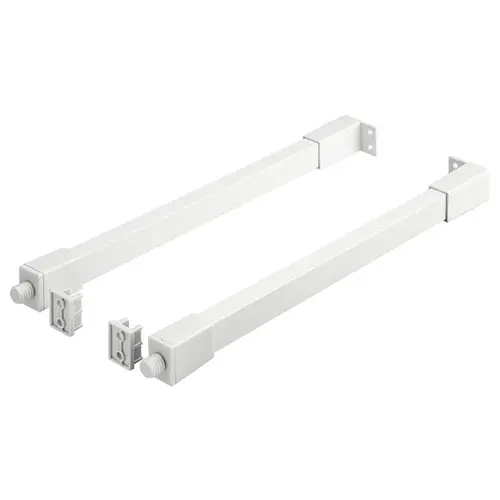 Side Railing, Hafele Matrix Box Slim A 300 mm for pull out for door front fixing, white, for nominal length: 300 mm White Side Railing, Hafele Matrix Box Slim A 300 mm for pull out for door front fixing, white, for nominal length: 300 mm White