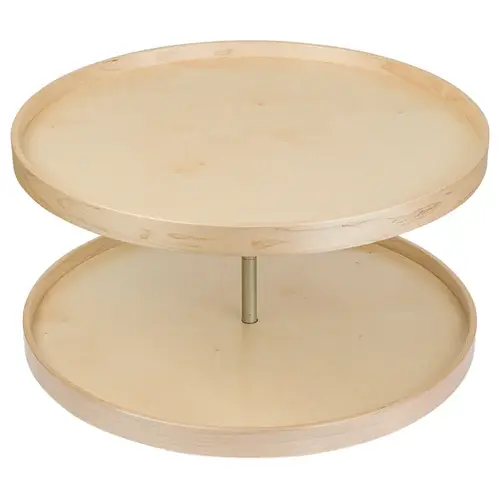 Lazy Susan Two Shelf Hardware Set Full-round Independent Century Signature Pro Series, diameter 24", white, 1 set White Lazy Susan Two Shelf Hardware Set Full-round Independent Century Signature Pro Series, diameter 24", white, 1 set White