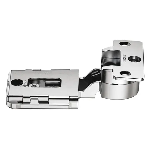 Concealed Hinge, 94 degree, for wooden doors, for concealed mounting for full overlay/half overlay mounting matt, nickel plated Concealed Hinge, 94 degree, for wooden doors, for concealed mounting for full overlay/half overlay mounting matt, nickel plated
