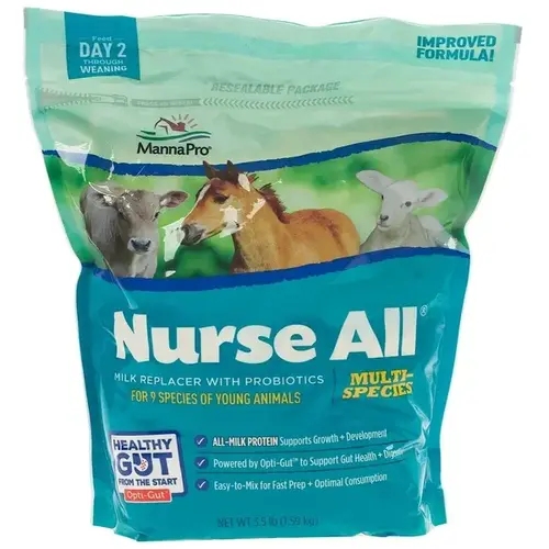 NurseAll Milk Replacer with Probiotics 3.5-lbs NurseAll Milk Replacer with Probiotics 3.5-lbs