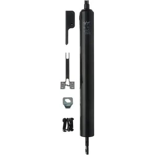 Pneumatic Door Closer, 90 deg Opening Black