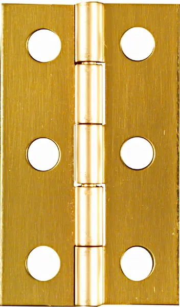 NATIONAL MFG/SPECTRUM BRANDS HHI 2 x 1-3/16 In. Hinges Light-Duty Brass pair N211-300