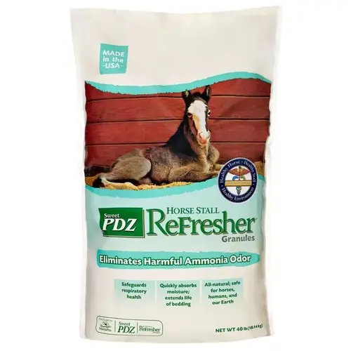 Sweet PDZ Granular Horse Stall Refresher 40 Lb. Bag Sweet PDZ Granular Horse Stall Refresher 40 Lb. Bag