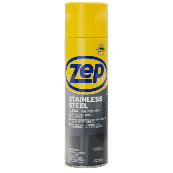 Zep Inc. Stainless Steel Cleaner 14 oz Aerosol Can Citrus Amber - pack of 12 ZUSSTL14-XCP12