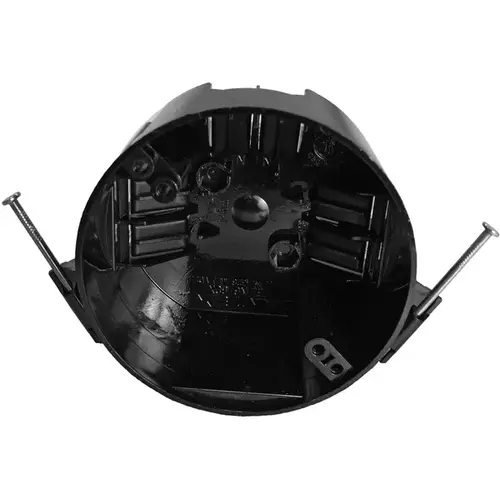 Ceiling Box New Work 20 cu in Round Polycarbonate Black Black Blue Ceiling Box New Work 20 cu in Round Polycarbonate Black Black Blue