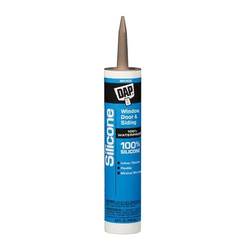 Window and Door Sealant, Bronze, -40 to 400 deg F, 10.1 fl-oz Cartridge - pack of 12 Window and Door Sealant, Bronze, -40 to 400 deg F, 10.1 fl-oz Cartridge - pack of 12