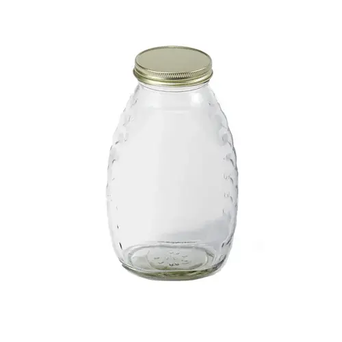 16 Ounce Glass Jar, 1 pound Clear