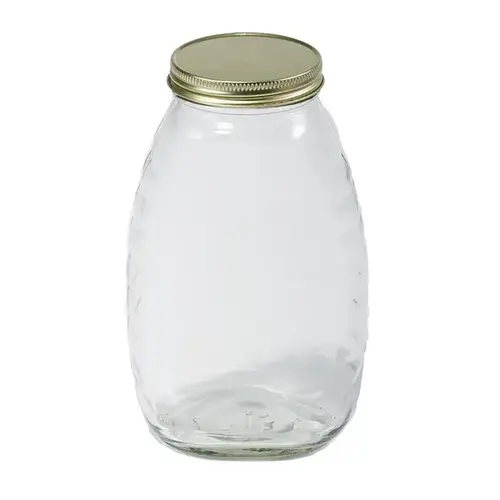 Glass Honey Jar - 32 Oz (Sold As 12 Pack) Clear Glass Honey Jar - 32 Oz (Sold As 12 Pack) Clear