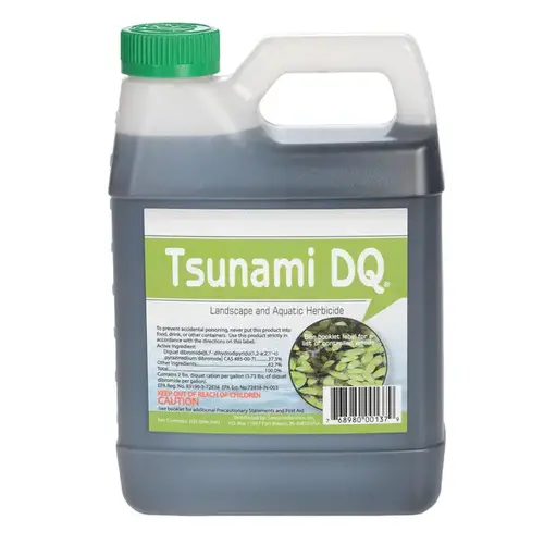 Tsunami DQ Landscape & Aquatic Herbicide 1-Quart Brown