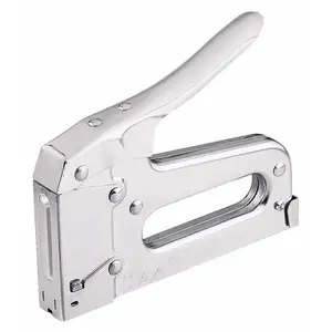 Arrow T50 T50 Staple, T50 Staple, 3/8 in W Crown, 1/4 to 9/16 in L Leg, Steel Staple Chrome