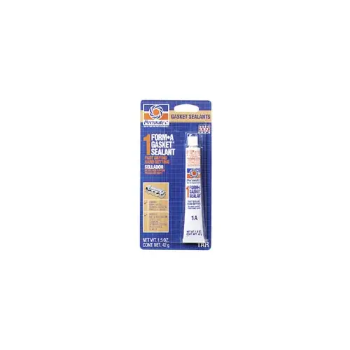 Permatex Form-A-Gasket No. 1 Sealant 3 oz. Reddish Golden Brown Permatex Form-A-Gasket No. 1 Sealant 3 oz. Reddish Golden Brown