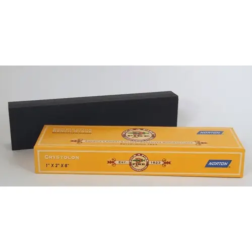 Benchstone, 8 in L, 2 in W, 1 in Thick, Coarse/Fine, Silicone Carbide Abrasive Gray Benchstone, 8 in L, 2 in W, 1 in Thick, Coarse/Fine, Silicone Carbide Abrasive Gray