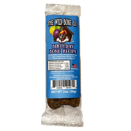Wild Bone Birthday Bone - 2 ounces Wild Bone Birthday Bone - 2 ounces