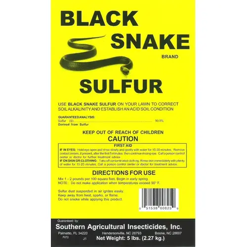 Black Snake Sulfur 5LB Black Snake Sulfur 5LB