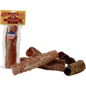 Smokehouse Pet Products 84300 Smokehouse 4-5" Small Toobles Beef Trachea
