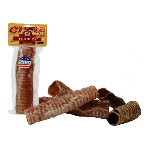 Smokehouse 4-5" Small Toobles Beef Trachea - pack of 25