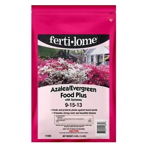 Azalea/Evergreen Food Plus with Systemic 9-15-13 (4-lbs) - pack of 12 Azalea/Evergreen Food Plus with Systemic 9-15-13 (4-lbs) - pack of 12