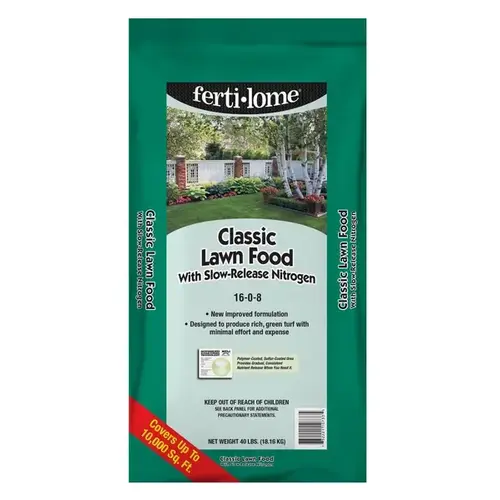 Classic Lawn Food 16-0-8 (with Slow-Release Nitrogen) 40-lbs Classic Lawn Food 16-0-8 (with Slow-Release Nitrogen) 40-lbs
