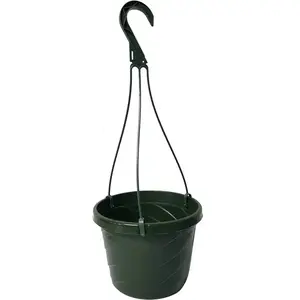 National Polymers 113000 Planting Basket 8 inches - Green