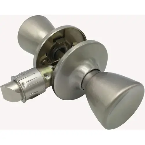Elite Security Mobile Home Hall & Closet Lockset, Tulip Style - Satin Nickel Elite Security Mobile Home Hall & Closet Lockset, Tulip Style - Satin Nickel