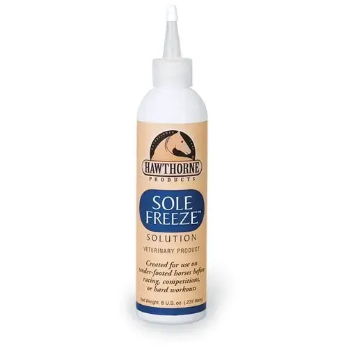 Sole Freeze Solution Hoof Hardener & Pain Reliever 8-oz Sole Freeze Solution Hoof Hardener & Pain Reliever 8-oz