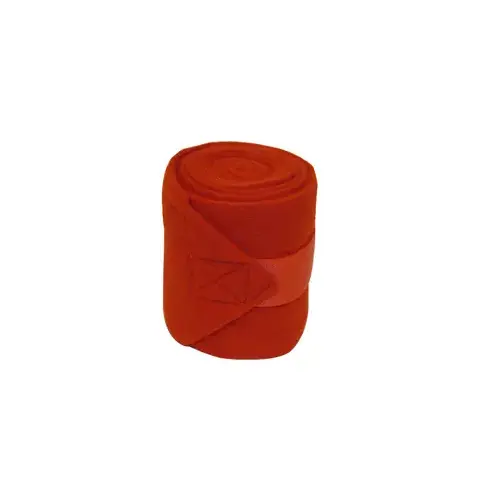 Polo Fleece Bandage 5" x 4 ft - Red Polo Fleece Bandage 5" x 4 ft - Red