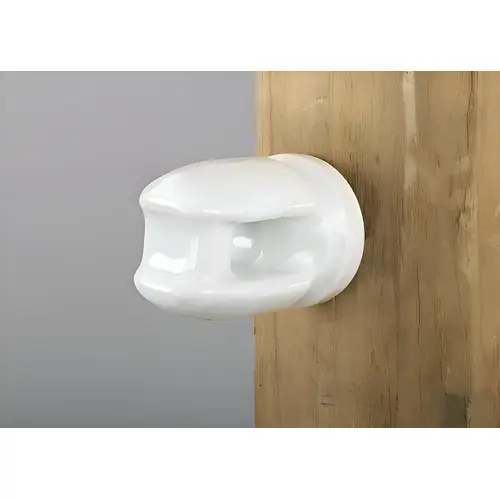 PORCELAIN LINE INSULATOR WITH LAG BOLT