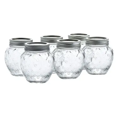 Strawberry Fruit Jars 13.5-oz Strawberry Fruit Jars 13.5-oz