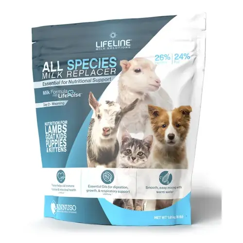 LifeLine Milk Replacer 26:24 - All Species / 4 lbs.