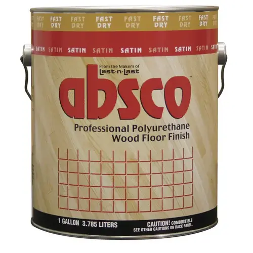 Absco Professional Polyurethane Wood Floor Finish - Satin - Gallon