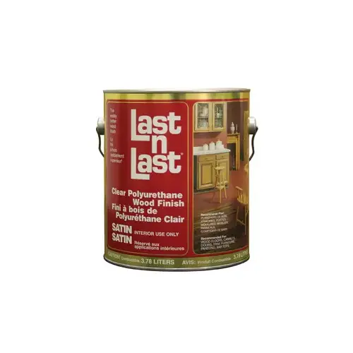 Last n Last Clear Polyurethane Wood Finish 550VOC - Satin - Quart Last n Last Clear Polyurethane Wood Finish 550VOC - Satin - Quart