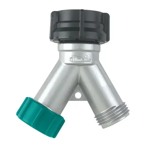 Y-Hose Shut-Off Connector - Zinc Y-Hose Shut-Off Connector - Zinc