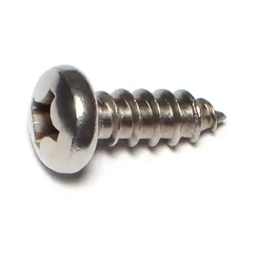 Stainless Steel Phillips Pan Tapping Screw - #14 x 3/4" Stainless Steel Phillips Pan Tapping Screw - #14 x 3/4"