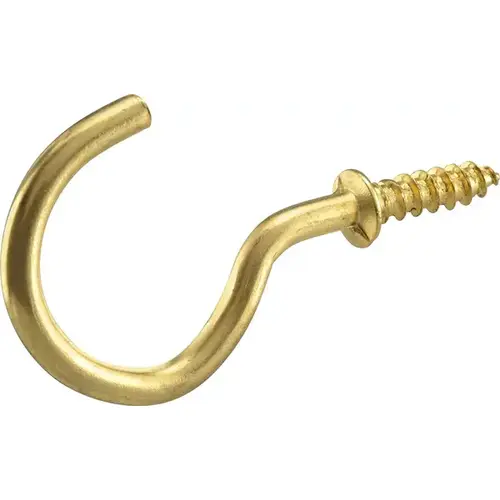Cup Hook 3/4" - Brass - pack of 100