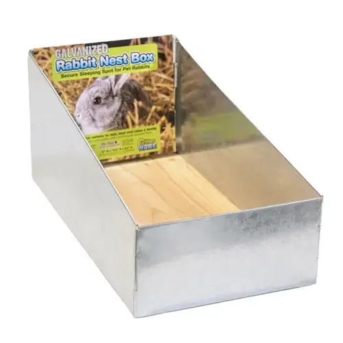 Galvanized Rabbit Nest Box with Floor Galvanized Rabbit Nest Box with Floor