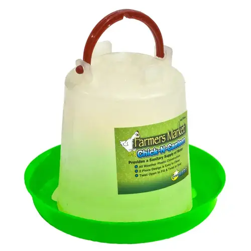 Chick-N-Canteen Chicken Water Supply 7" Small Plastic Chick-N-Canteen Chicken Water Supply 7" Small Plastic
