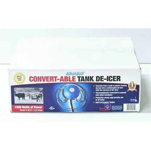 Ice-N-Easy Convert-Able 1500W Floating/Sinking De-Icer Ice-N-Easy Convert-Able 1500W Floating/Sinking De-Icer