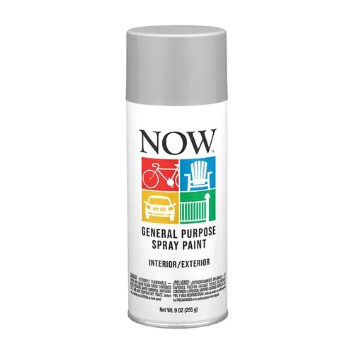 Krylon Now Spray Enamel 9 oz - All Purpose Gray Primer Krylon Now Spray Enamel 9 oz - All Purpose Gray Primer