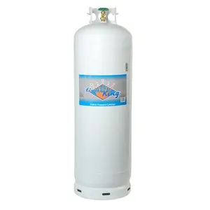 FLAMEKING CYLINDERS 1428 Propane POL Cylinder 100-lbs 22.9-Gallons Vertical Gray