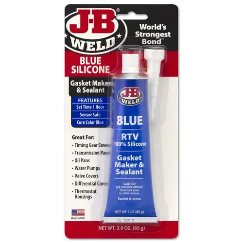 J-B Weld Blue Silicone Gasket Maker & Sealant J-B Weld Blue Silicone Gasket Maker & Sealant