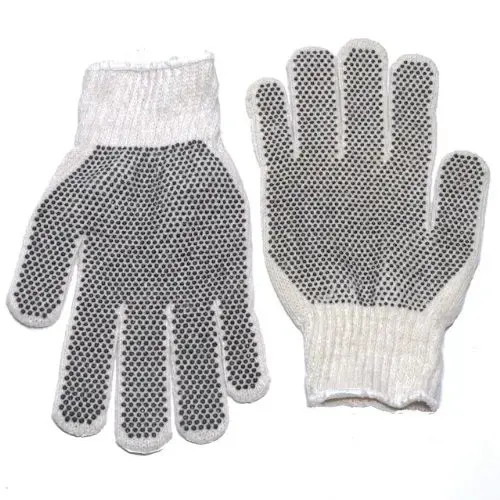 Cordova Medium Weight Poly/Cotton Natural PVC Dots - Large Pair Cordova Medium Weight Poly/Cotton Natural PVC Dots - Large Pair