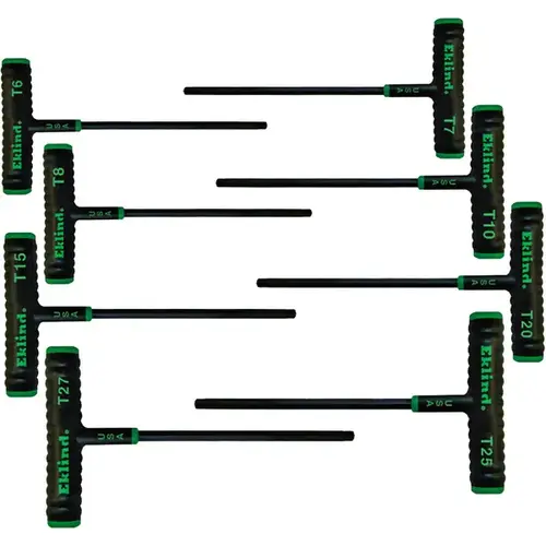 Eklind Power-T T-Handle Torx - 6" Series, 8 Keys Eklind Power-T T-Handle Torx - 6" Series, 8 Keys
