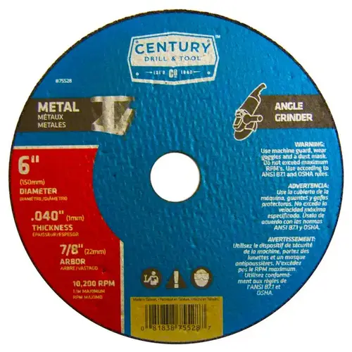 Century Tools Type 1A Thin Metal Cutting Century Tools Type 1A Thin Metal Cutting