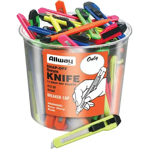 Small Bucket Snap Off Knives