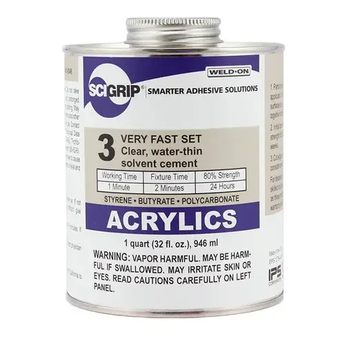 SCIGRIP Acrylic Solvent Cement