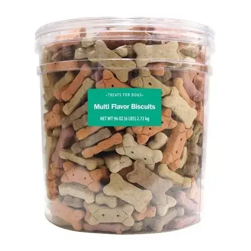 2918 Dog Treat, Bacon, Beef, Chicken, Peanut Butter, Vegetable Flavor, 6 lb 2918 Dog Treat, Bacon, Beef, Chicken, Peanut Butter, Vegetable Flavor, 6 lb