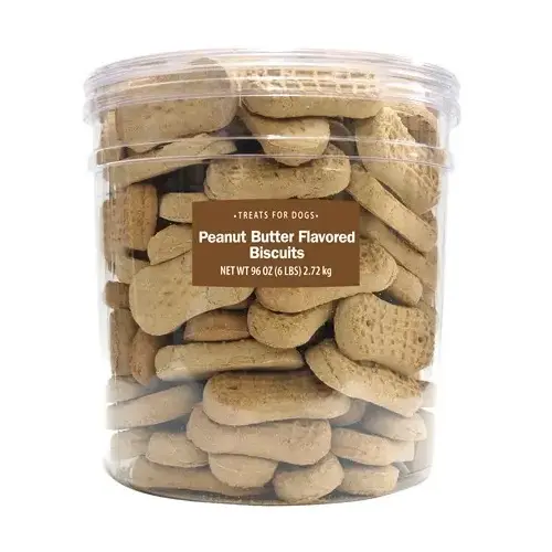Pet Life Peanut Nut Butter Flavor Dog Biscuits