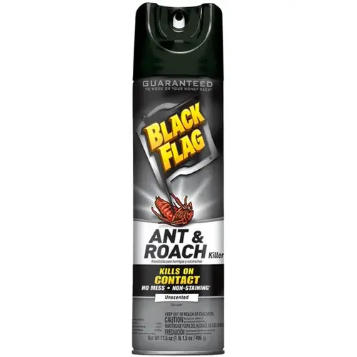 11031 Ant and Roach Killer, Liquid, 17.5 oz Aerosol Can Light Yellow/Water White 11031 Ant and Roach Killer, Liquid, 17.5 oz Aerosol Can Light Yellow/Water White