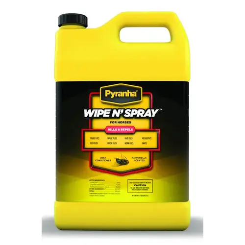 Horse Wipe 'N Spray Fly Repellent, 1-Gal.